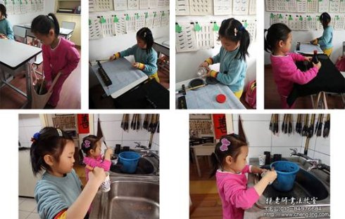 2015年寒假書法學習精彩開始