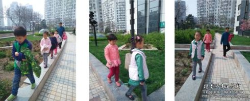 老師教我們將衣服整理拿好，這樣行走是不是比較優(yōu)雅呢？