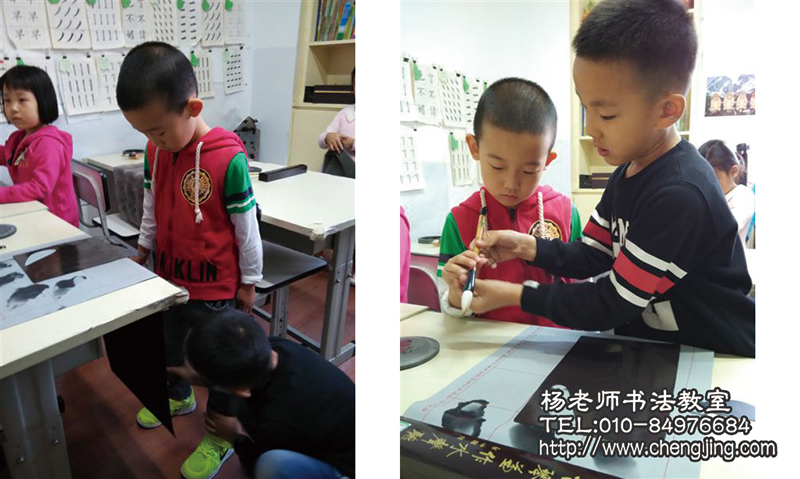 劉學(xué)長(zhǎng)是一位熱心助人的好同學(xué)，今天新同學(xué)第一次上課，學(xué)長(zhǎng)積極主動(dòng)教新同學(xué)書寫的站姿及握筆姿勢(shì)，在學(xué)長(zhǎng)的溫暖相助下，頓時(shí)消除了新同學(xué)的緊張感，對(duì)書寫規(guī)矩更清楚了。