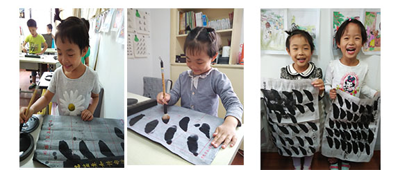 老師引導(dǎo)我們觀察大自然，她是我們最好的老師。