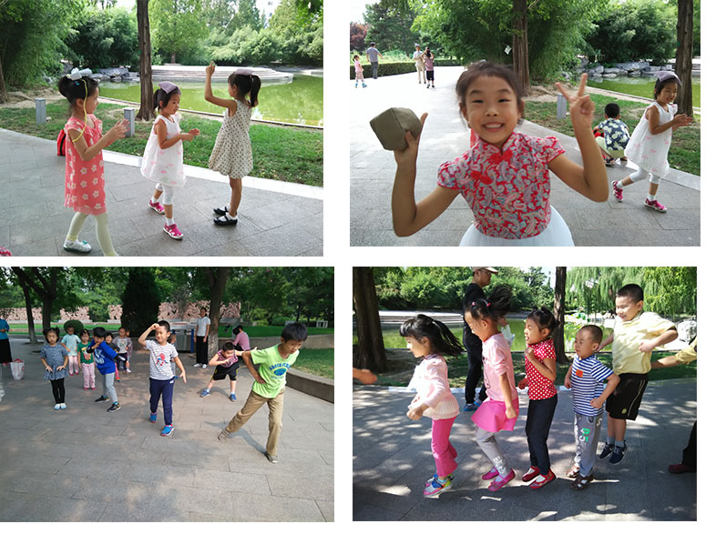 雖然我們的年齡大小不一，但是游戲能將我們融在一塊，還學習到相互幫助與包容