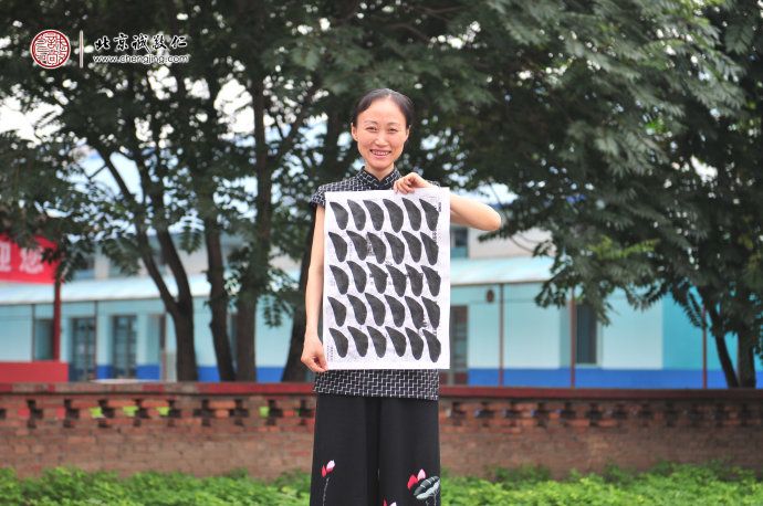 周女士，新學員，永字八法習作展示