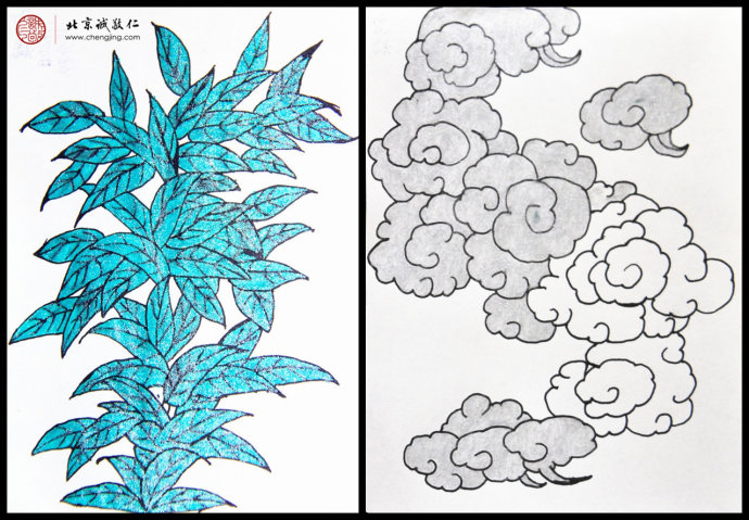 盧玉琪，17歲，硬筆國畫習(xí)作