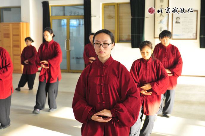 配圖：太極拳定勢練習