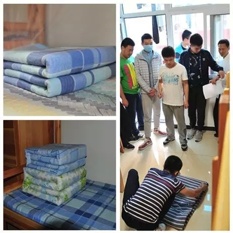 3分鐘疊出「豆腐塊」，內(nèi)務(wù)整理計(jì)時(shí)考核！ 