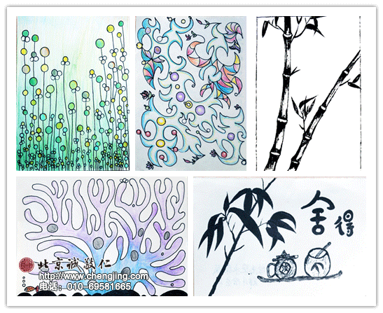 學(xué)員們的第一張畫作。有好的方法，您也可以成為「藝術(shù)家」