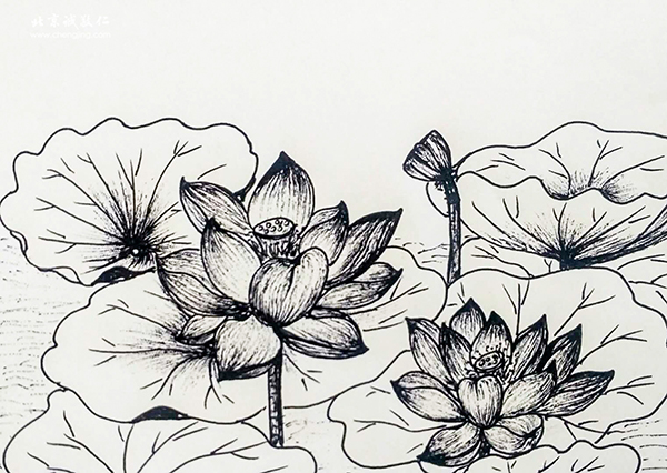 硬筆國畫公益課