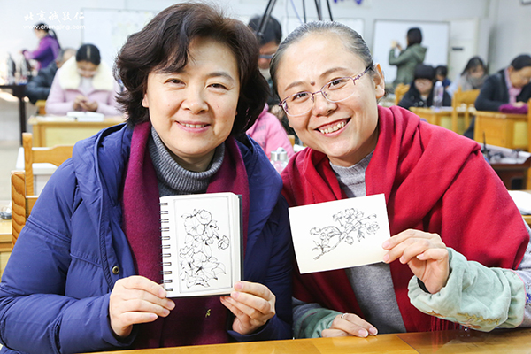 硬筆國畫公益課