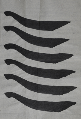 傅先生書法學習相冊:臥捺