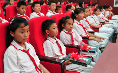 北京誠敬仁【道德講堂與書法進校園活動】