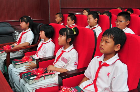 北京誠敬仁【道德講堂與書法進校園活動】